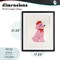 Stupell Industries French Poodle in Beret Framed Print Under Glass, design by Jessica Beck